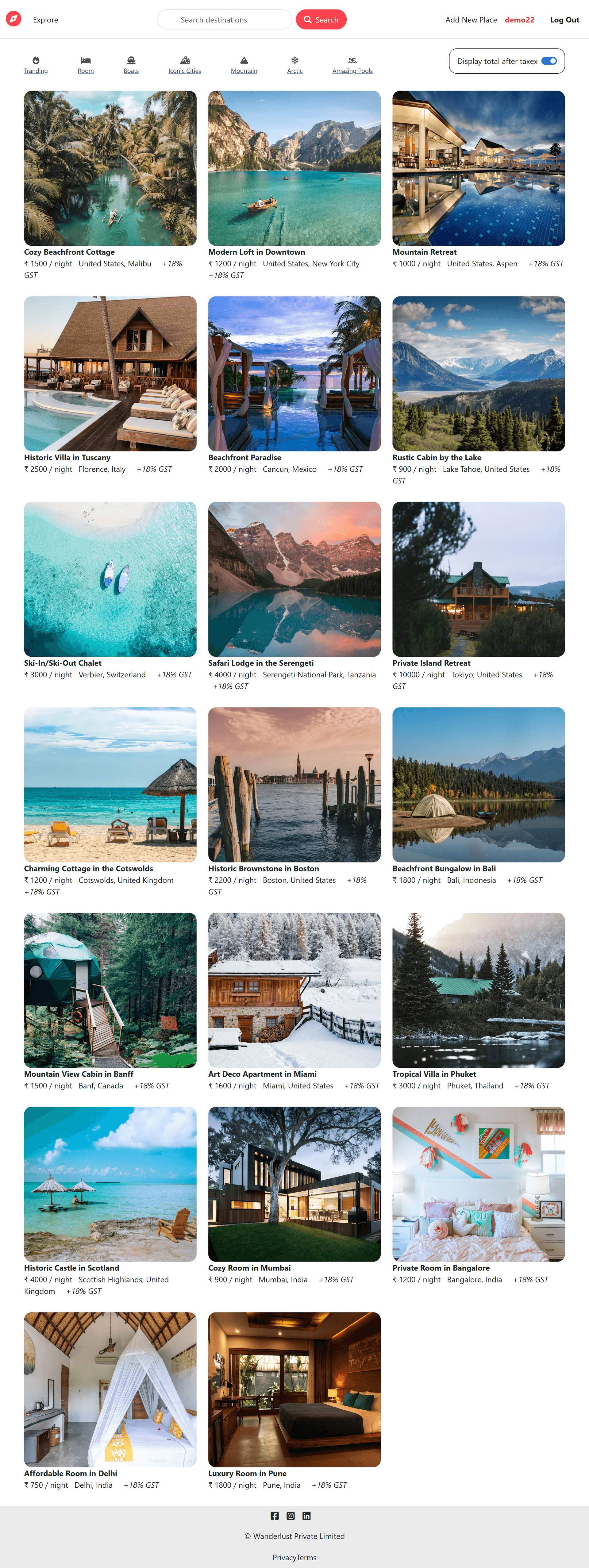 Wanderlust | Explore Places